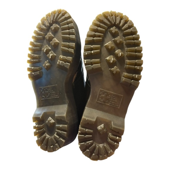 Dr. Martens 1461 Quad TC Distressed Patent Leather platform shoe Ladies 9 Men 8 - Picture 4 of 9